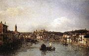 View of Verona and the River Adige from the Ponte Nuovo Bernardo Bellotto